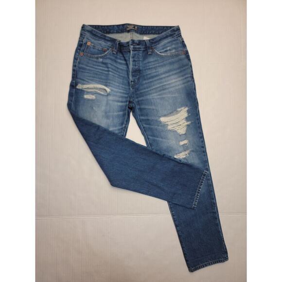 Abercrombie & Fitch Jeans Womens 28 Ames Slim Boyfriend Mid Rise Distressed - Picture 4 of 10